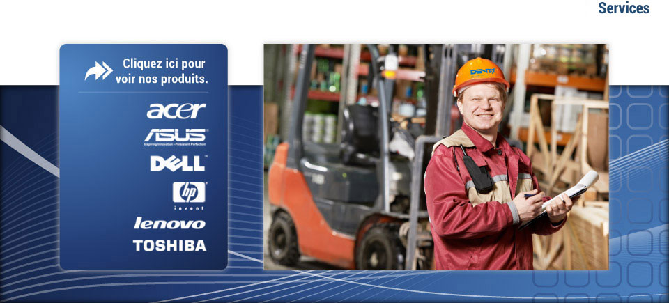 Voir nos produits | Dent-X Canada | Employé d’entrepôt | Entreprises