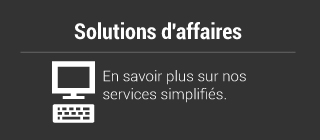 Solutions d'affaires